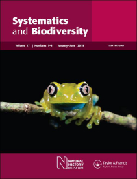 Cover image for Systematics and Biodiversity, Volume 21, Issue 1