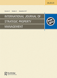 Cover image for International Journal of Strategic Property Management, Volume 21, Issue 4