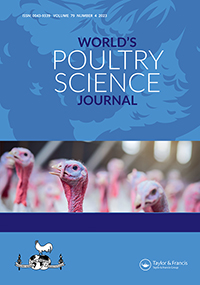 Cover image for World's Poultry Science Journal, Volume 79, Issue 4