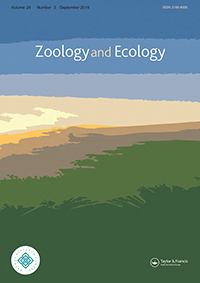 Cover image for Zoology and Ecology, Volume 28, Issue 3