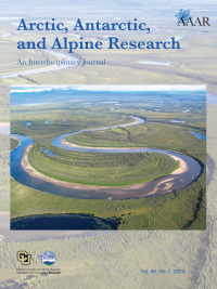 Cover image for Arctic, Antarctic, and Alpine Research, Volume 56, Issue 1