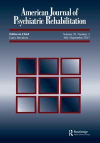 Cover image for American Journal of Psychiatric Rehabilitation, Volume 20, Issue 3