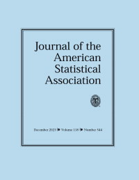 Cover image for Journal of the American Statistical Association, Volume 118, Issue 544