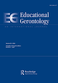 Cover image for Educational Gerontology, Volume 50, Issue 4