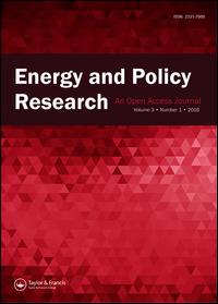 Cover image for Energy and Policy Research, Volume 3, Issue 1