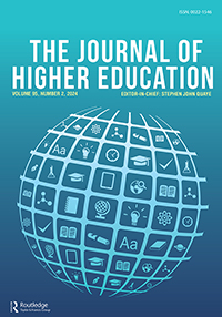 Cover image for The Journal of Higher Education, Volume 95, Issue 2