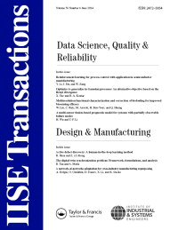 Cover image for IISE Transactions, Volume 56, Issue 6