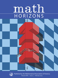 Cover image for Math Horizons, Volume 31, Issue 3