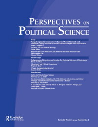 Cover image for Perspectives on Political Science, Volume 53, Issue 1
