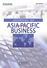 Cover image for Journal of Asia-Pacific Business, Volume 24, Issue 3