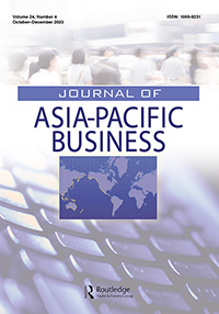 Cover image for Journal of Asia-Pacific Business, Volume 24, Issue 4