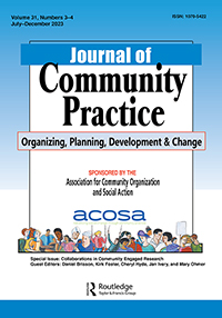 Cover image for Journal of Community Practice, Volume 31, Issue 3-4