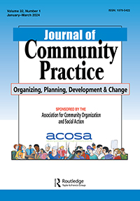 Cover image for Journal of Community Practice, Volume 32, Issue 1