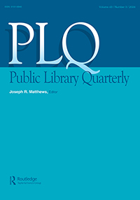 Cover image for Public Library Quarterly, Volume 43, Issue 3