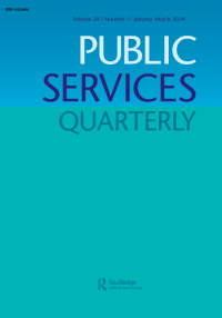 Cover image for Public Services Quarterly, Volume 20, Issue 1