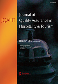 Cover image for Journal of Quality Assurance in Hospitality & Tourism, Volume 25, Issue 2