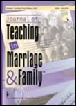 Cover image for Journal of Teaching in Marriage & Family, Volume 3, Issue 4