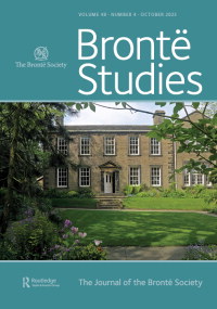 Cover image for Brontë Studies, Volume 48, Issue 4