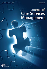 Cover image for Journal of Care Services Management, Volume 7, Issue 3