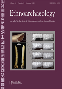 Cover image for Ethnoarchaeology, Volume 15, Issue 1