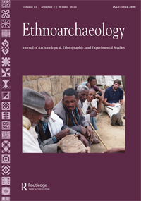Cover image for Ethnoarchaeology, Volume 15, Issue 2