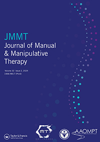 Cover image for Journal of Manual & Manipulative Therapy, Volume 32, Issue 2