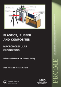 Cover image for Plastics, Rubber and Composites, Volume 52, Issue 9-10