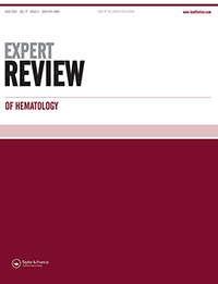 Journal cover image for Expert Review of Hematology