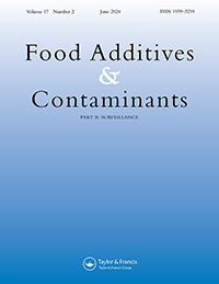 Journal cover image for Food Additives & Contaminants: Part B