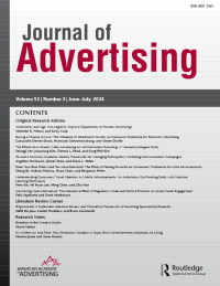 Journal cover image for Journal of Advertising