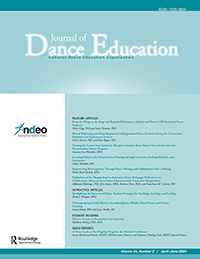 Journal cover image for Journal of Dance Education