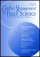Cover image for Conflict Management and Peace Science