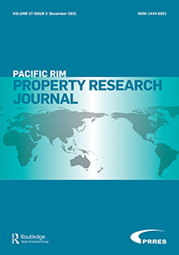 Cover image for Pacific Rim Property Research Journal