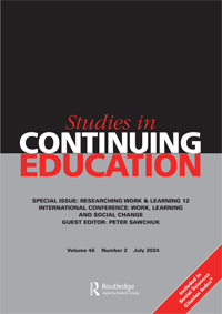 Cover image for Studies in Continuing Education