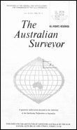 Cover image for Australian Surveyor
