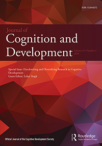 Cover image for Journal of Cognition and Development