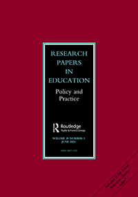 Cover image for Research Papers in Education, Volume 39, Issue 3
