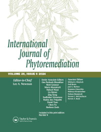 Cover image for International Journal of Phytoremediation, Volume 26, Issue 6