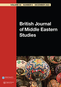 Cover image for British Journal of Middle Eastern Studies, Volume 50, Issue 5
