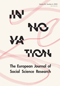 Cover image for Innovation: The European Journal of Social Science Research, Volume 36, Issue 4