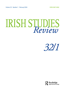 Cover image for Irish Studies Review, Volume 32, Issue 1
