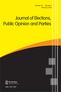 Cover image for Journal of Elections, Public Opinion and Parties, Volume 34, Issue 1