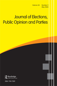 Cover image for Journal of Elections, Public Opinion and Parties, Volume 34, Issue 2