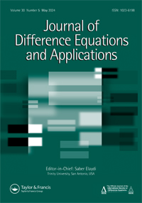 Cover image for Journal of Difference Equations and Applications, Volume 30, Issue 5