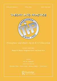 Cover image for Theory Into Practice, Volume 63, Issue 1