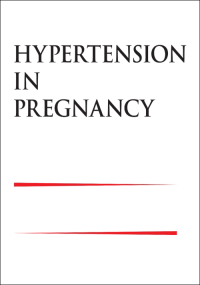Cover image for Hypertension in Pregnancy, Volume 42, Issue 1