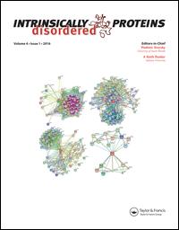 Cover image for Intrinsically Disordered Proteins, Volume 5, Issue 1