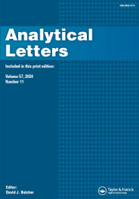 Cover image for Analytical Letters, Volume 57, Issue 11