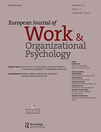 Cover image for European Journal of Work and Organizational Psychology, Volume 33, Issue 1