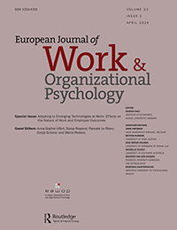Cover image for European Journal of Work and Organizational Psychology, Volume 33, Issue 2